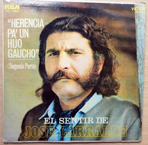 José Larralde Herencia Pa Un Hijo Gaucho  Vinilo Lp