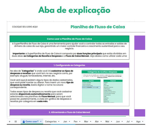 Planilha Fluxo De Caixa Com Dashboard Excel E Google Sheets