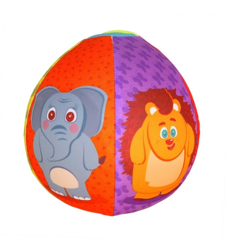Imagen 3 de 3 de Pelota Chica Soft Globo Para Bebes Edu3005 Educando