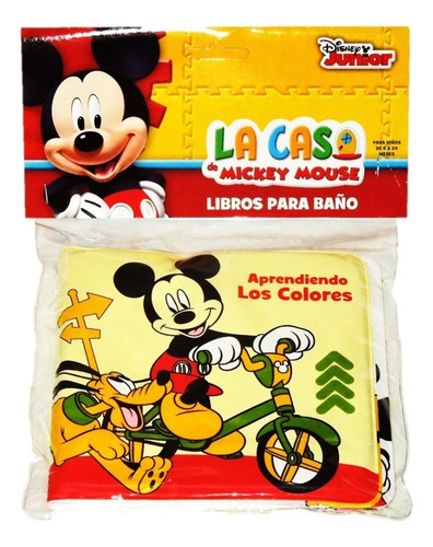 Libro Para Baño La Casa De Mickey Mouse Los Colores