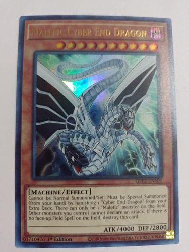 Malefic Cyber End Dragon Ultra Rare Yugioh