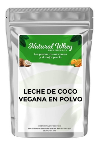 Leche De Coco Pura En Polvo 500 Gramos 