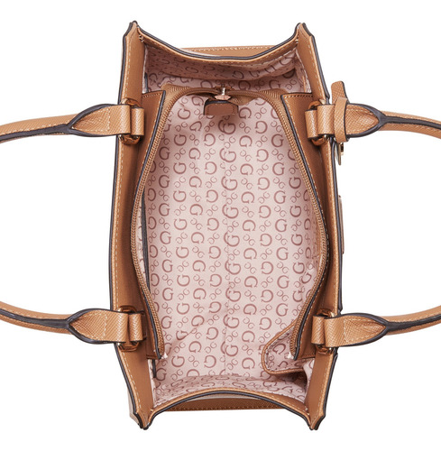 Bolsa Guess Factory Eg959806-cam Acabado de los herrajes Níquel Color Marrón claro Correa de hombro Marrón claro Diseño de la tela Lisa