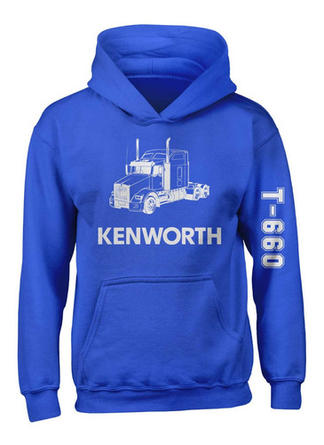 Sudadera Kenworth T660 Truck Tracto Portable Trailero Unisex