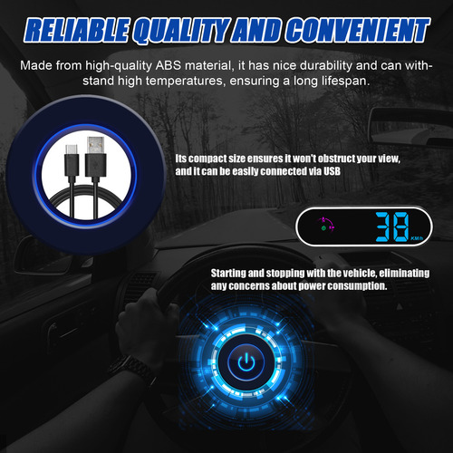 Función De Velocímetro Hud Head Up Display Truck Rv