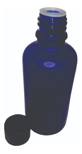 Frasco Vidrio Azul Esmerilado 100ml Válvula Antiderrame X10