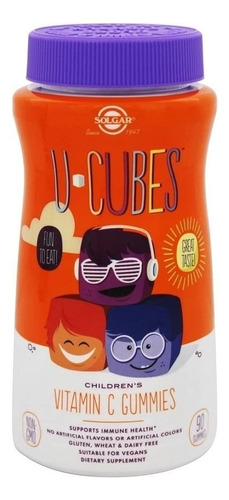 Solgar | U-cubes | Children's Vitamin C | 90 Gummies | Usa