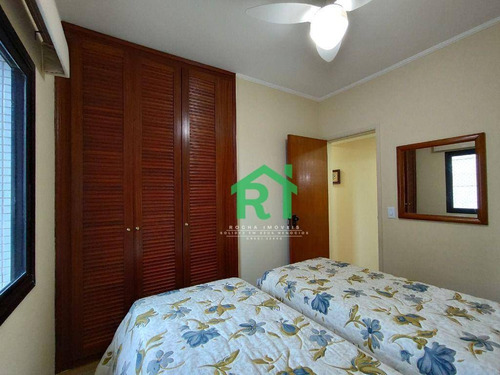 Imagem 14 de 24 de Apartamento Na Praia, Vista Para O Mar, 3 Dormitórios, Sendo 1 Suíte, 3 Sacadas, 2 Vagas De Garagem, Lazer Completo, Pitangueiras - Guarujá/sp - Fl0067