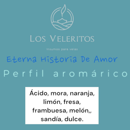 Fragancias Aromáticas Para Velas 250 Ml Eterna Historia De Amor