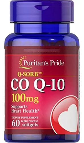 Coenzima Co Q-10 100 Mg 60 Caps - Unidad a $1029