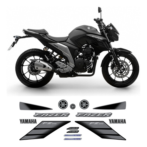 Kit Adesivos Yamaha Fazer 250 Fz 2022 Todas