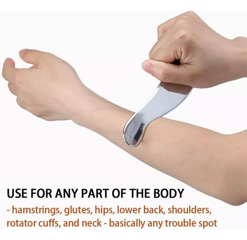 Herramientas Gua Sha, Herramienta De Masaje Raspado Acero In