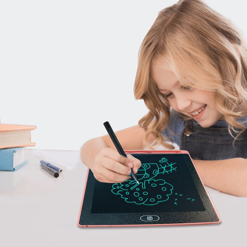 Pizarron Magico Lcd 8.5 Tablet Dibujar Escribir Pluma 6 Unid