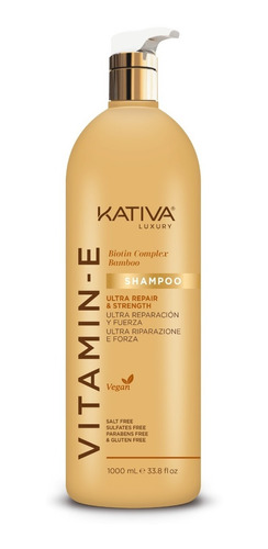 Shampoo Kativa Vitamin-e 1l - L a $59400