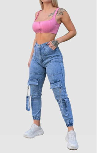 Jeans Jogger Mujer Urbanos Exclusivos Calce Perfecto