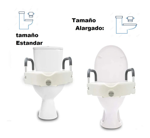 Aumento Baño Wc Discapacitados Elevador Inodoro Universal