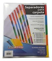 Comprar Separadores Para Carpeta 5 Divisiones