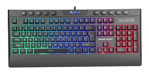 Teclado Gamer Xtrike Me Membrana Iluminacion Rgb Gaming Pc