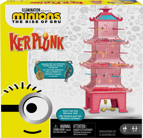 Mattel Games Kerplunk Kids Game Con Illuminations Minions: T