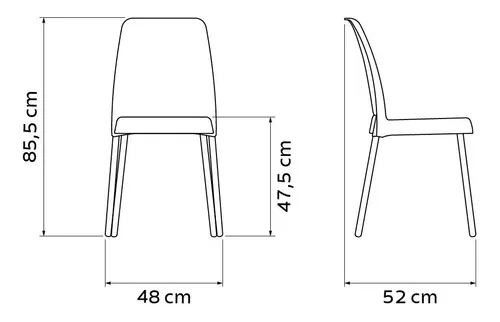 Cadeira Plastica Tramontina Vanda Preta Pernas De Aluminio - Lazer -  Utilidades Domésticas