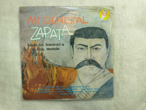 Los Traviesos Y Conjunto Norteño   Mi General Zapata  Vinilo