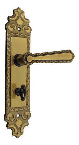 Fechadura Porta Ferro Madeira Banheiro 40mm Colonial Soprano Cor Marrom