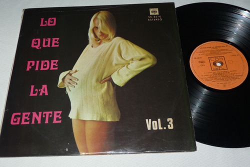 Jch- Lo Que Pide La Gente Vol.3 Varios Rock Lp