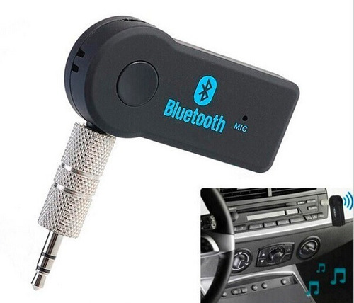 Receptor Bluetooth De Audio Auxiliar Musica Auto Con Bateria