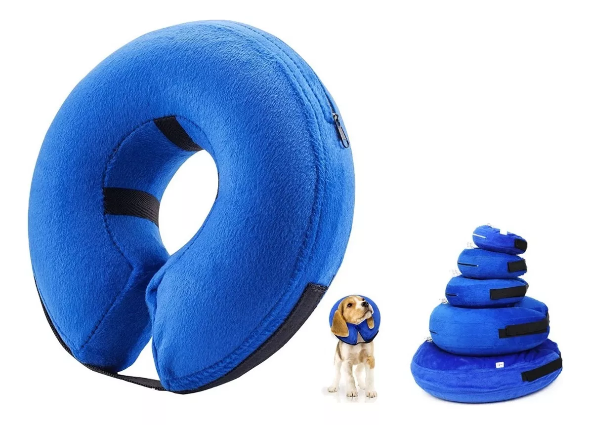 Tercera imagen para búsqueda de collar isabelino inflable