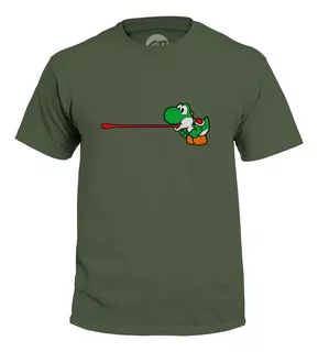 Playera Yoshi Lengua Dinosaurio Dino Mario Bro S Gamer Gp