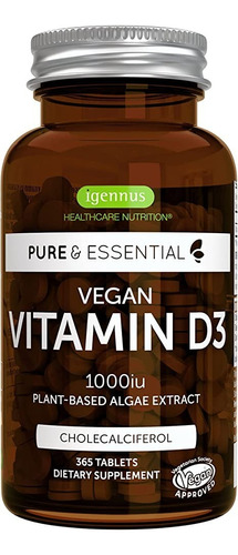 Vitamina D3 Igennus Healthcare - Un - Unidad a $600