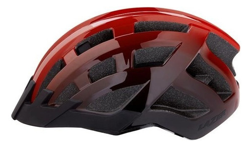 Casco Bicicleta Mtb Lazer Compact Dlx Mips (luz) Color Rojo Talle Único (54-61cm)