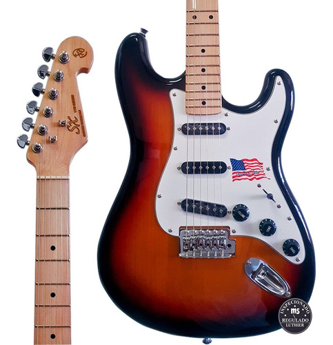 Guitarra Stratocaster Sx Sstalder 3ts Sunburst Promoção!