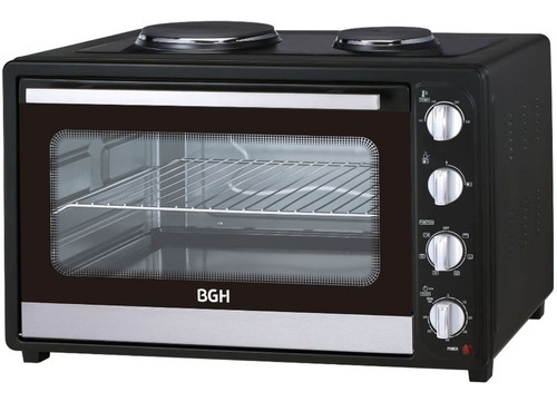 Horno Eléctrico 64 Litros Bgh Bhe64m20a Con 2 Anafes Premium