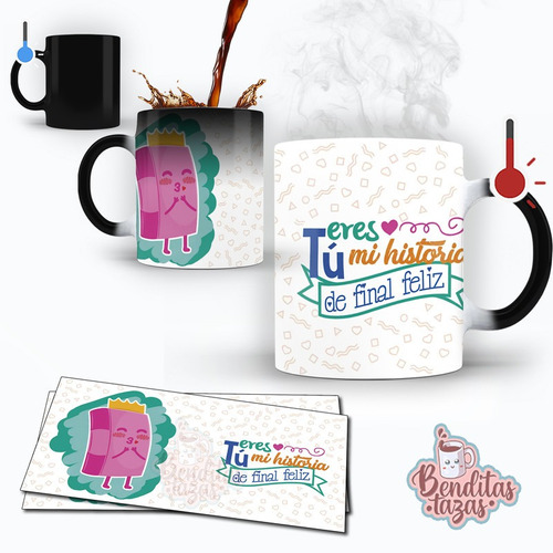 Taza Mágica Amor Para Pareja San Valentin Febrero Mod 57