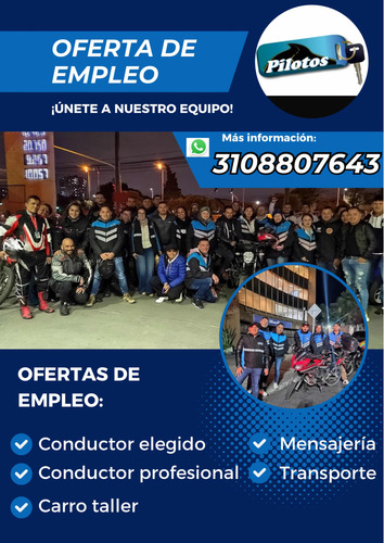 Oferta De Trabajo Fines De Semana Conductor Elegido
