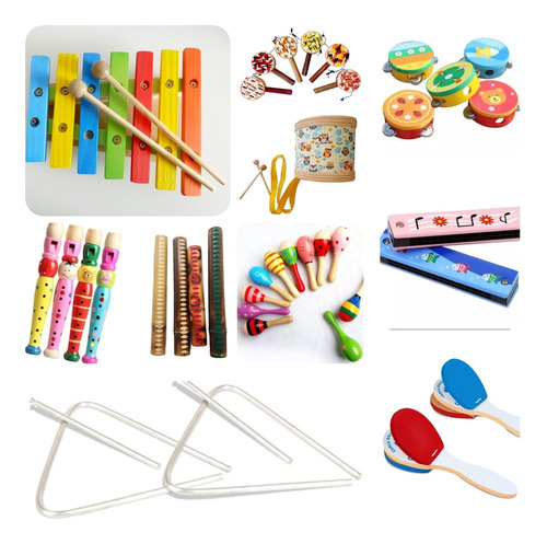 Kit Especial De Instrumentos Musicais Infantis Montessoriano