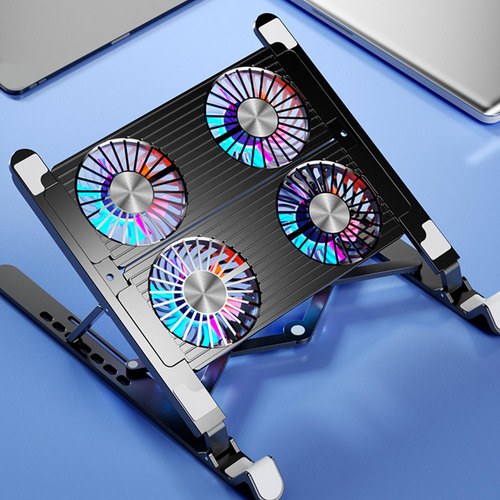 Soporte Para Computadora Portátil Con 4 Ventiladores De