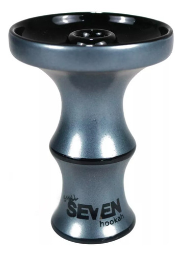 Rosh Cerâmica Seven Hookah Small Premium - Cores Cor Black Silver