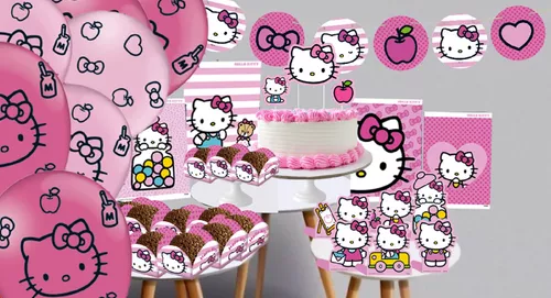 Bolo da Hello Kitty - Bolo Decorado para Festa Infantil da Hello Kitty