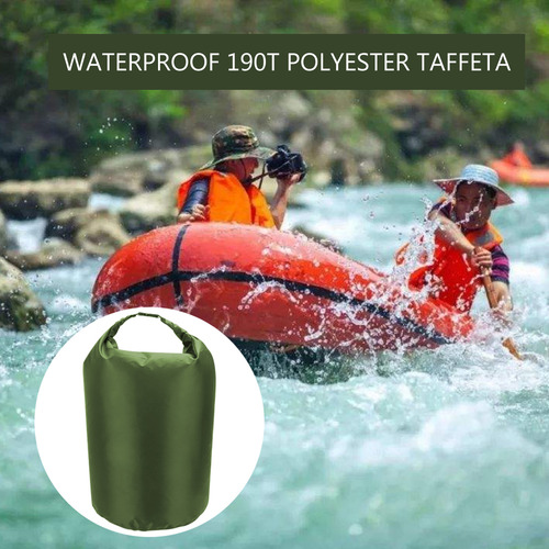 Set De 3 Bolsas Impermeables Con Tapa Enrollable Para Kayak