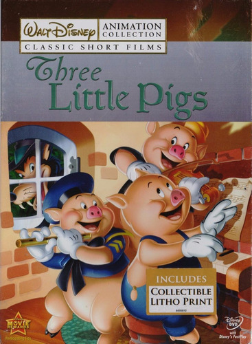 Three Little Pigs 3 Tres Cerditos 1933 Disney Importada Dvd