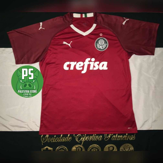 camisa palmeiras 2019 vermelha