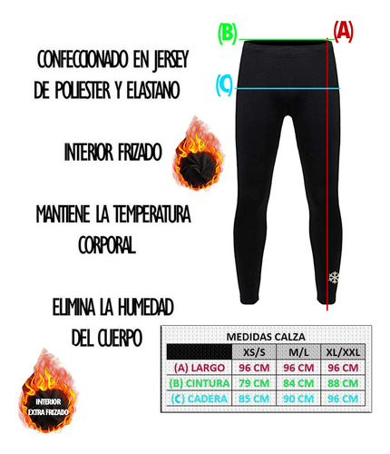 Imagen 4 de 8 de Conjunto Termico Frizado Bajo Cero Completo Frio Extremo