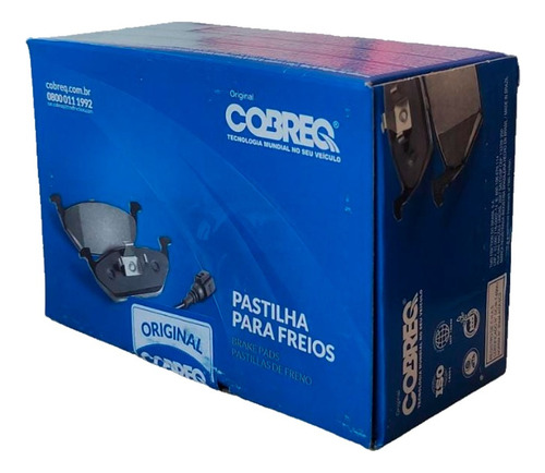 Jogo Pastilha De Freio Dianteira Cobreq Novo Uno 2010 À 2019