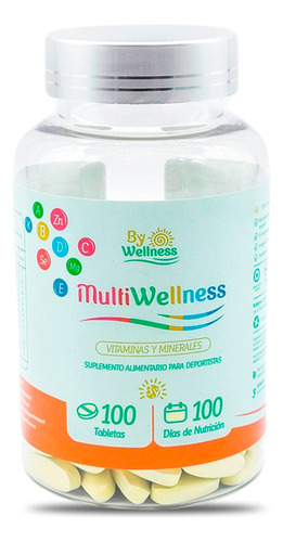 Multiwellnes, Multivitamínico Con Biotina 100 Tabletas