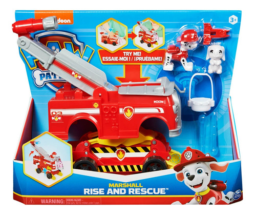 Paw Patrol Marshal Rise And Rescue C/ 2 Figuras + Accesorios