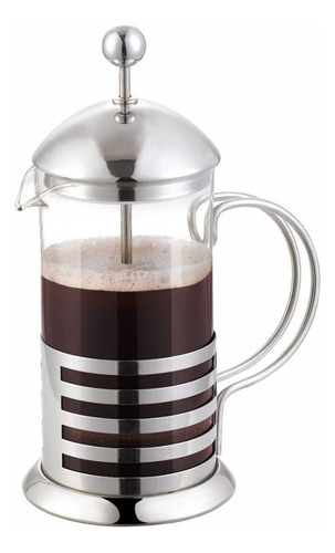 Cafetera 6 Tazas Manual Negra Prensa Francesa