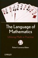 Libro The Language Of Mathematics : Utilizing Math In Pra...