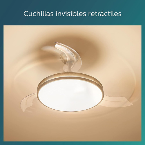 Philips Lighting Atlas - Ventilador De Techo Con Luz Led